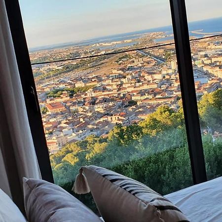 Le Rouquier Studio Terrasse, Vue Exceptionnelle, Climatisation Sete Luaran gambar