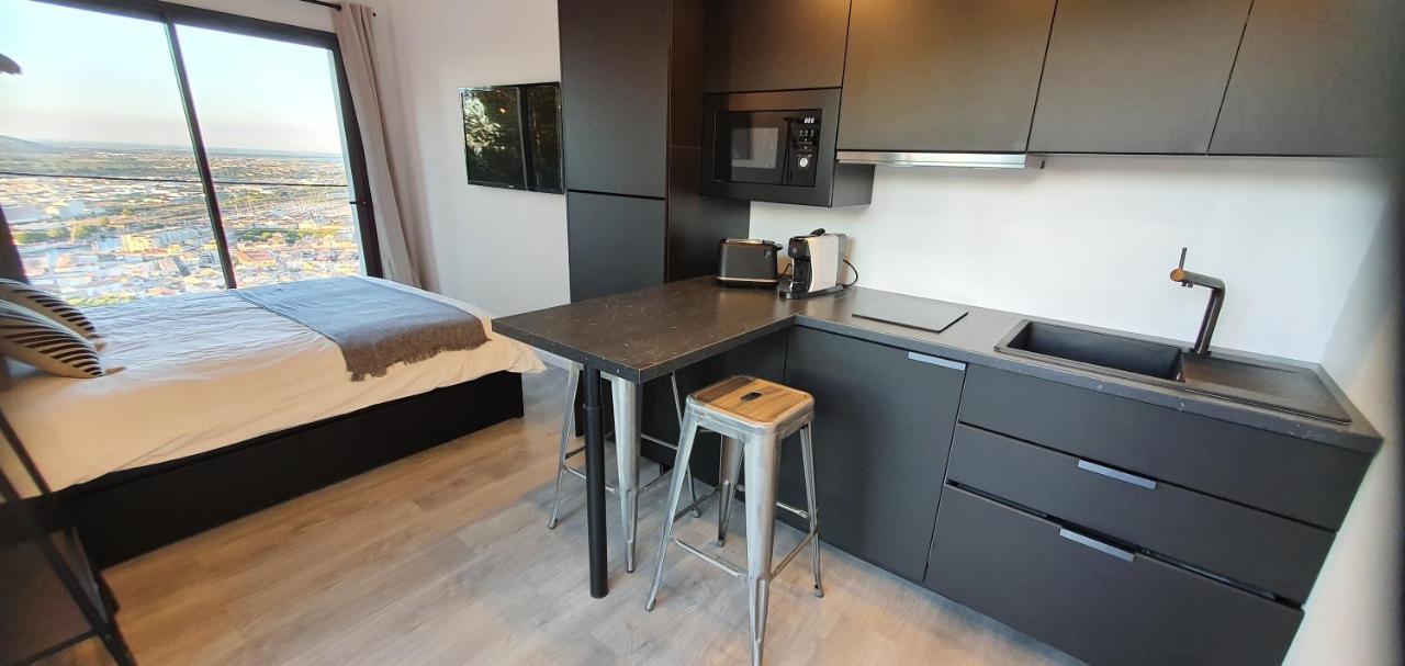 Le Rouquier Studio Terrasse, Vue Exceptionnelle, Climatisation Sete Luaran gambar